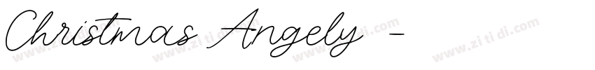 Christmas Angely  字体转换